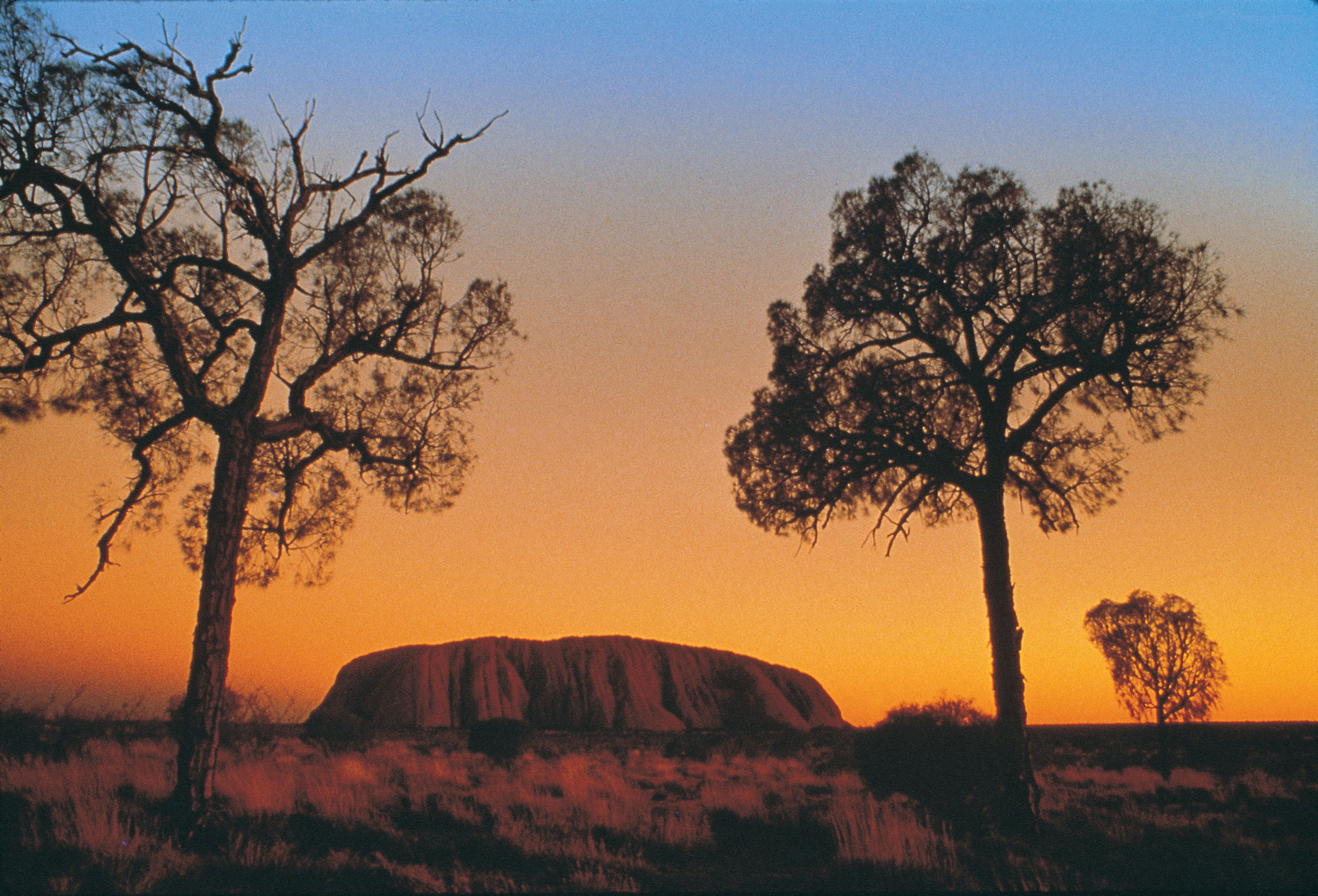 Uluru at sunset