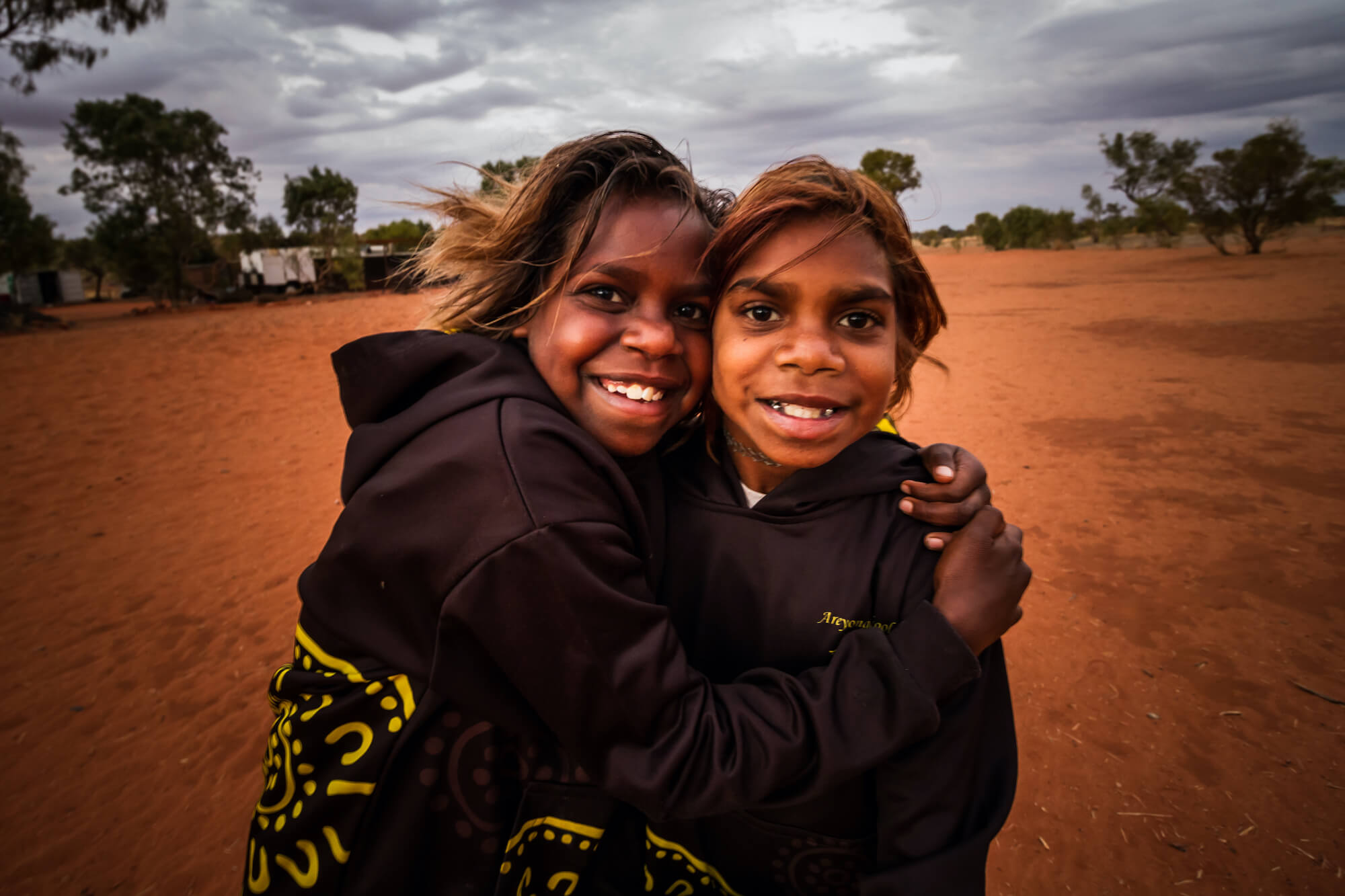 Anangu Communities Foundation two girls